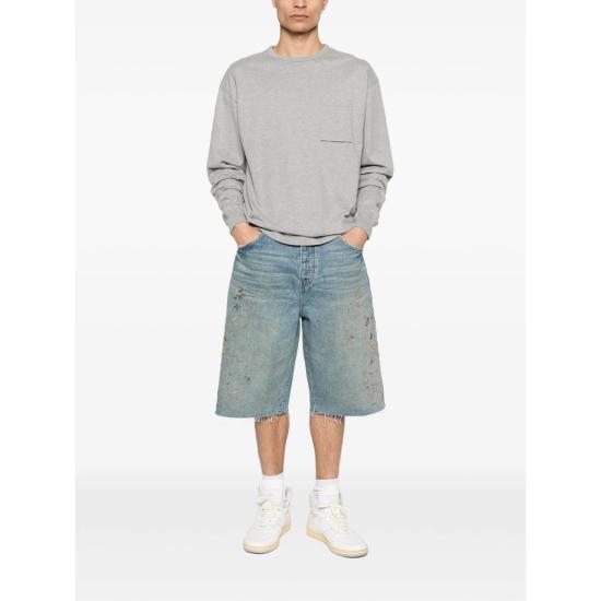 26SS 퍼플 브랜드 데님 숏팬츠 P070 UBSM BLUE - PURPLE BRAND