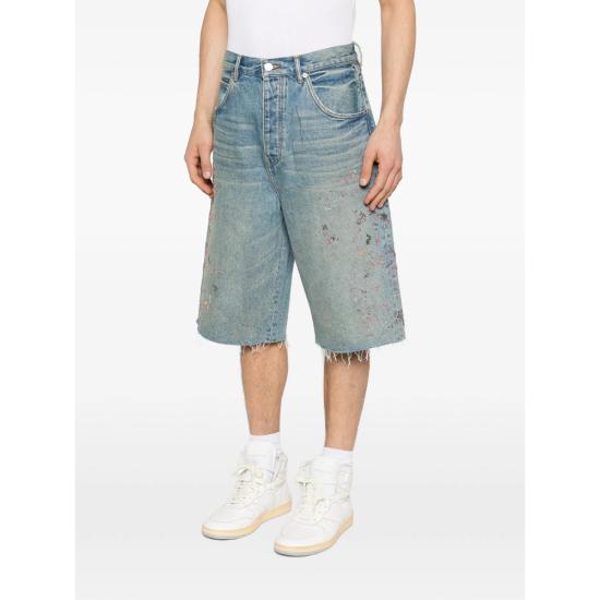 26SS 퍼플 브랜드 데님 숏팬츠 P070 UBSM BLUE - PURPLE BRAND