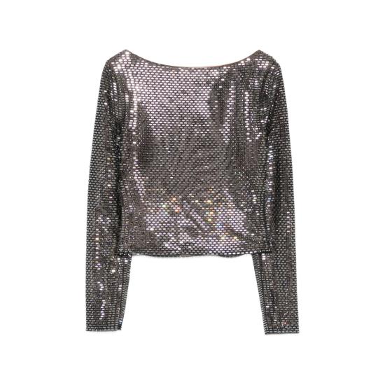 26SS 셀프 포트레이트 블라우스 SS26 169T B BLACK