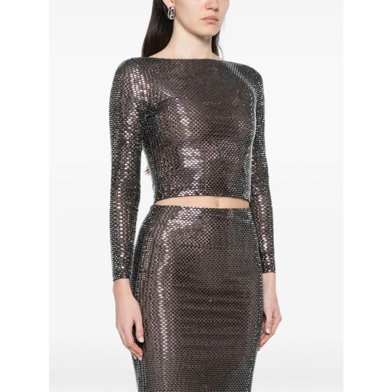 26SS 셀프 포트레이트 블라우스 SS26 169T B BLACK - SELF PORTRAIT