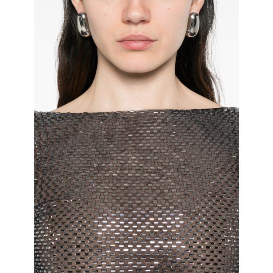 26SS 셀프 포트레이트 블라우스 SS26 169T B BLACK - SELF PORTRAIT