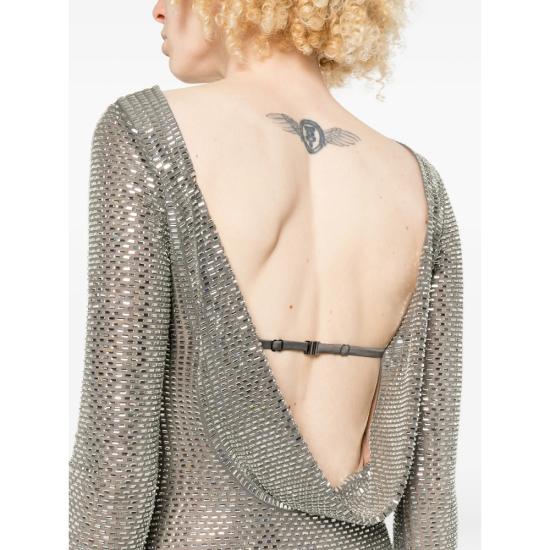 26SS 셀프 포트레이트 원피스 SS26 169XA GR GREY SILVER - SELF PORTRAIT