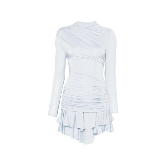 26SS 셀프 포트레이트 미디 원피스 SS26 167S BL BLUE