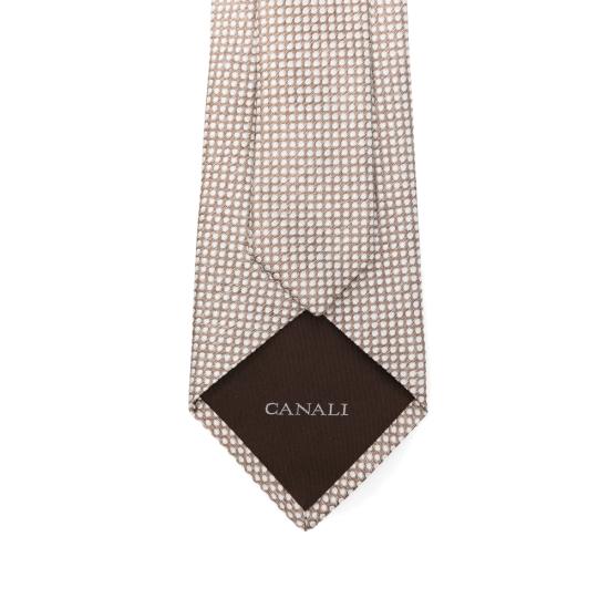 26SS 카날리 넥타이 HJ04515 18 000 NEUTRALS WHITE - CANALI