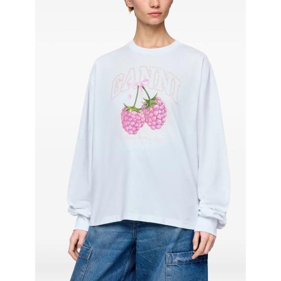 26SS 가니 탑 A1050141 151 WHITE - GANNI