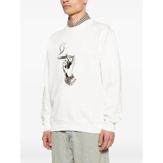 26SS 드롤드무슈 스웨터 K SW204 CO127 OFFWH WHITE - DROLE DE MONSIEUR