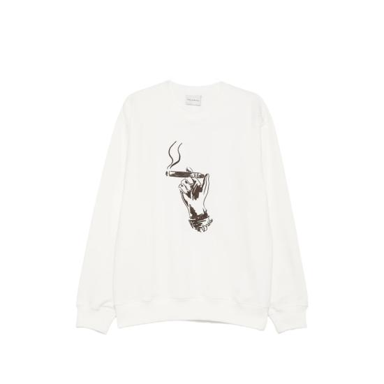 26SS 드롤드무슈 스웨터 K SW204 CO127 OFFWH WHITE