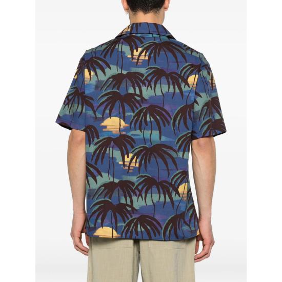 26SS 드롤드무슈 셔츠 K SH228 CO280 NAVY BLUE BROWN - DROLE DE MONSIEUR