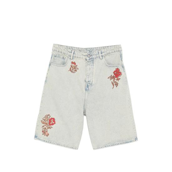 26SS 드롤드무슈 데님 숏팬츠 K BS147 CO123 DUSTY BLUE