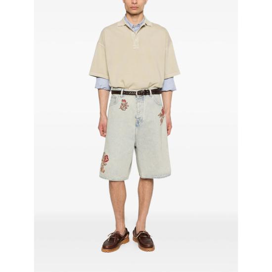 26SS 드롤드무슈 데님 숏팬츠 K BS147 CO123 DUSTY BLUE - DROLE DE MONSIEUR