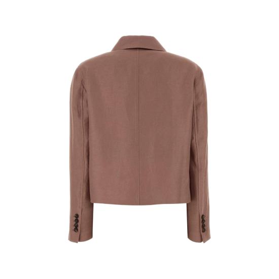 26SS 브루넬로 쿠치넬리 리넨 다이어고널 재킷 MH5277581 C9399 PINK - BRUNELLO CUCINELLI