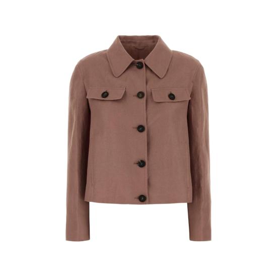 26SS 브루넬로 쿠치넬리 리넨 다이어고널 재킷 MH5277581 C9399 PINK