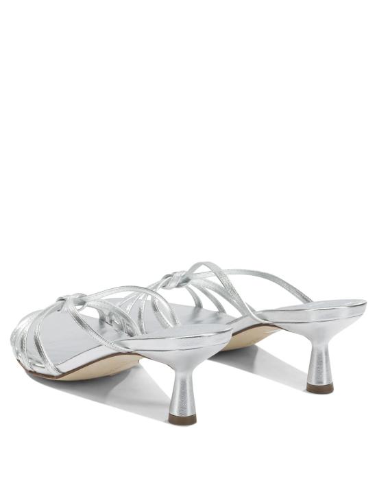 26SS 에이드 샌들 ABBYLAMINATEDNAPPALEATHERSILVER - AEYDE