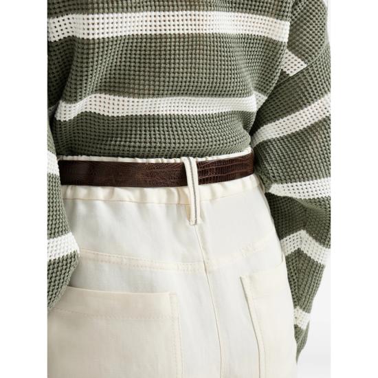 26SS 브루넬로 쿠치넬리 테이퍼드 팬츠 MH126P9148 C579 NEUTRALS - BRUNELLO CUCINELLI