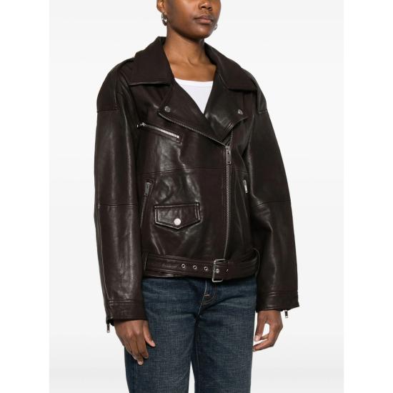 26SS 게스투즈 가죽 자켓 10910820 VIDA BIRCH BROWN - GESTUZ