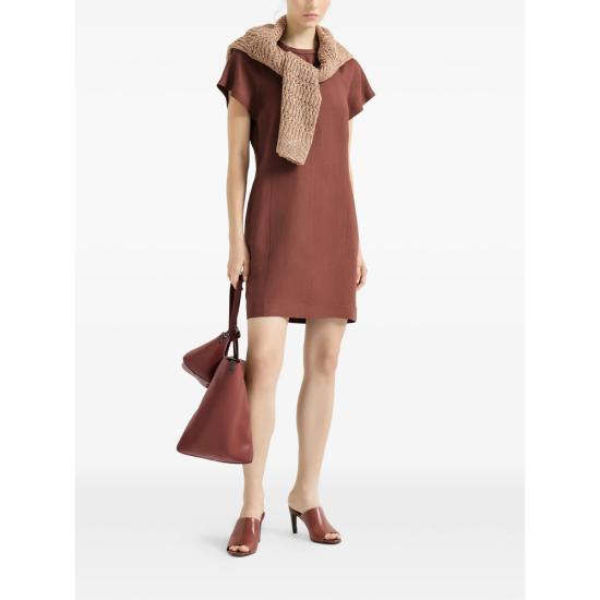 26SS 브루넬로 쿠치넬리 미디 원피스 MH126AFR72 C4182 ORANGE - BRUNELLO CUCINELLI