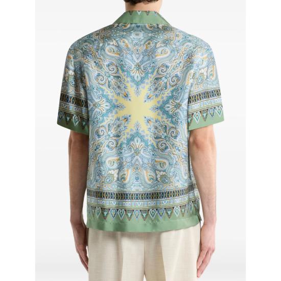 26SS 에트로 셔츠 99SP1N8 MRIC0013 X0890 BLUE GREEN - ETRO