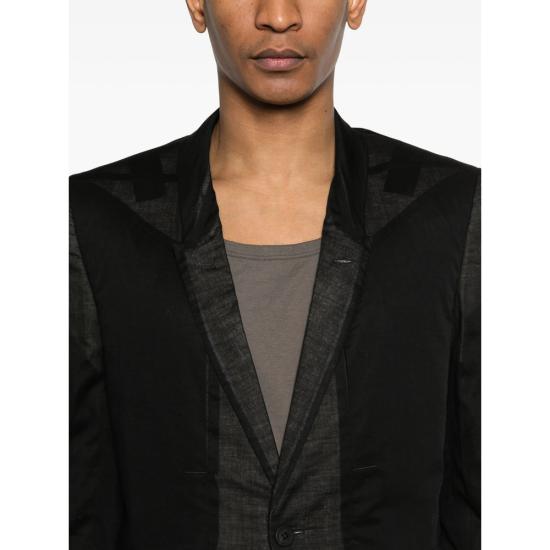 26SS 릭 오웬스 수트 자켓 RU01F2724 CVSKE 09 BLACK GREY - RICK OWENS