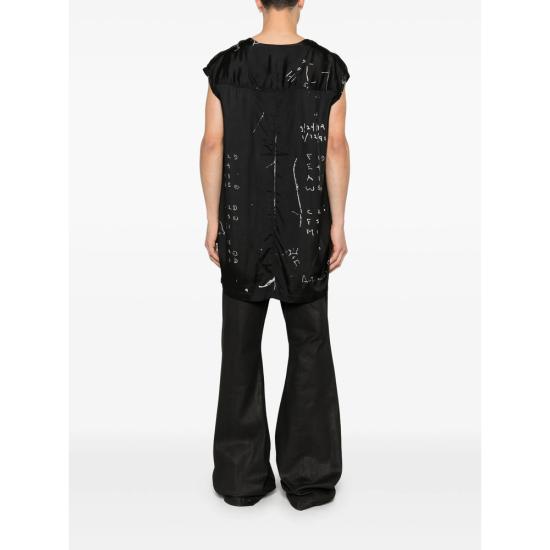 26SS 릭 오웬스 민소매 티셔츠 RR01F2121 KP1 0911 BLACK - RICK OWENS