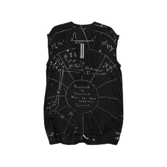 26SS 릭 오웬스 민소매 티셔츠 RR01F2121 KP1 0911 BLACK