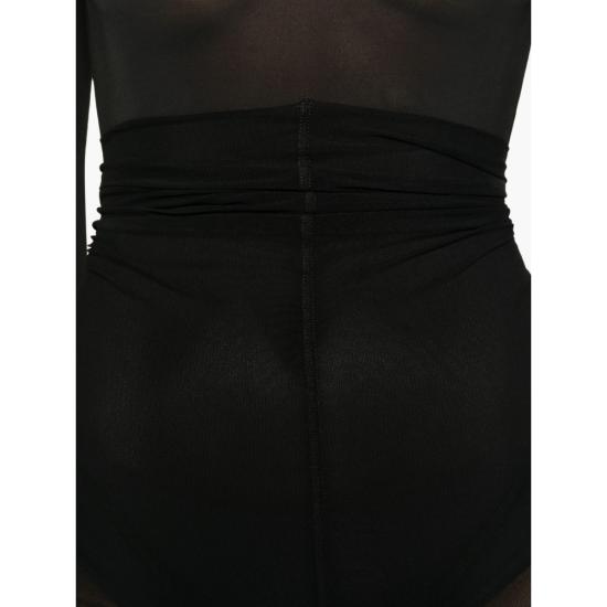 26SS 릭 오웬스 숏팬츠 RO01F6395 TUS 09 BLACK - RICK OWENS