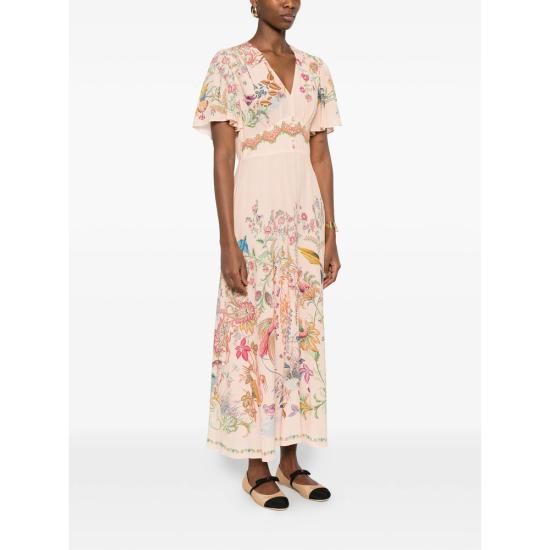 26SS 에트로 롱 원피스 99SP4J9 WRHA0560 X0872 PINK - ETRO