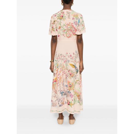 26SS 에트로 롱 원피스 99SP4J9 WRHA0560 X0872 PINK - ETRO