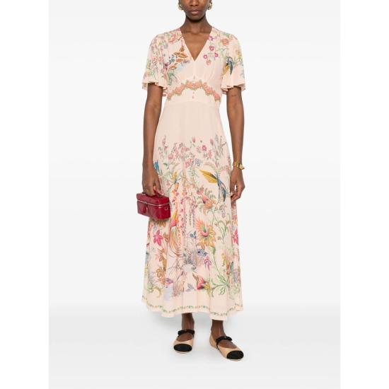 26SS 에트로 롱 원피스 99SP4J9 WRHA0560 X0872 PINK - ETRO