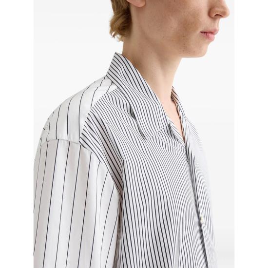 26SS 질샌더 셔츠 J45329 J22DL0365 154 WHITE BLACK - JIL SANDER