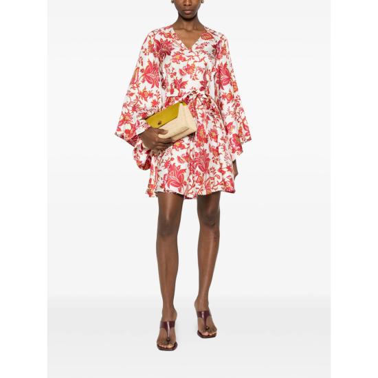 26SS 에트로 숏 원피스 AKH15 WRHA0523 X0808 WHITE RED - ETRO