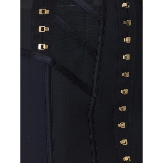 26SS 엘리자베타프랜치 스커트 GO17962E2 110 BLACK - ELISABETTA FRANCHI