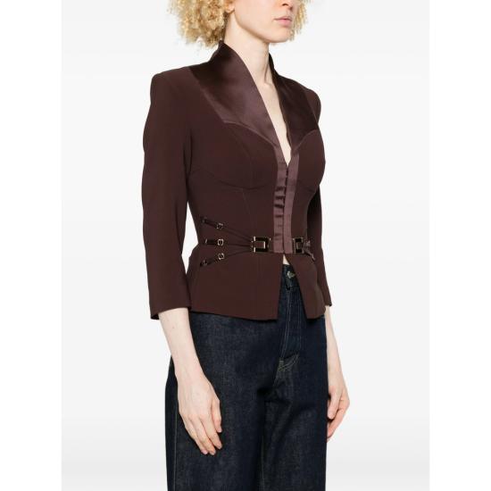 26SS 엘리자베타프랜치 자켓 GI20261E2 644 BROWN - ELISABETTA FRANCHI