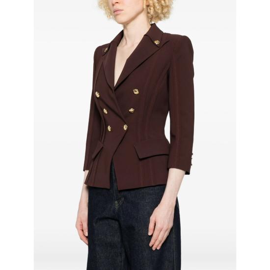 26SS 엘리자베타프랜치 수트 자켓 GI21861E2 644 BROWN - ELISABETTA FRANCHI
