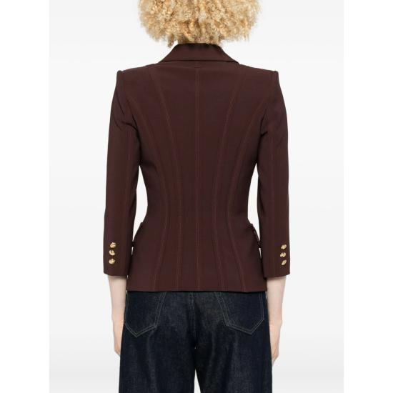 26SS 엘리자베타프랜치 수트 자켓 GI21861E2 644 BROWN - ELISABETTA FRANCHI