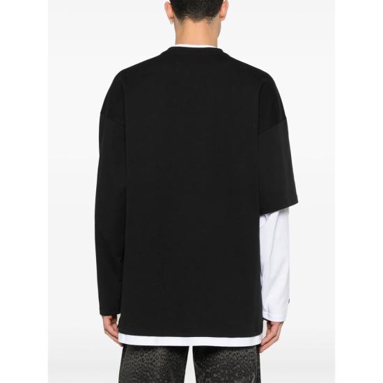 26SS 피디에프 스웨터 DFM54039 TJ101 BLADE BLACK WHITE - PDF