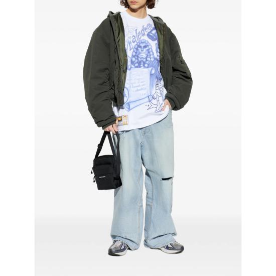 26SS 피디에프 탑 DFM54029 TJ112 WHITE WHITE BLUE - PDF