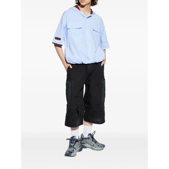 26SS 피디에프 셔츠 DFM06003 TS060 AZBRD BLUE WHITE - PDF