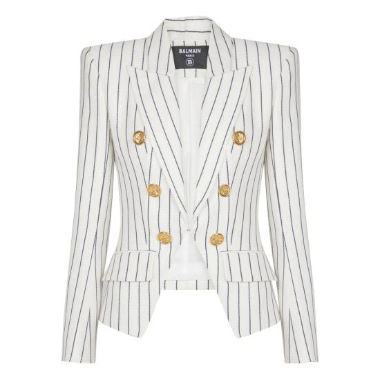 26SS 발망 수트 자켓 GF1SM340 VI61 GPP WHITE BLACK