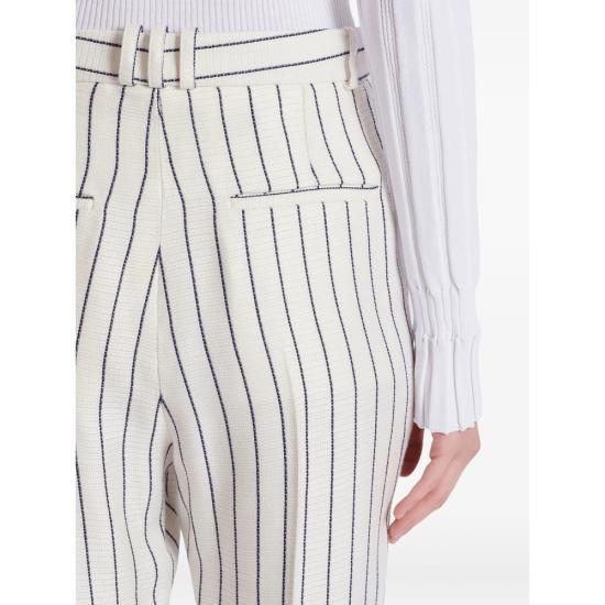 26SS 발망 플레어 팬츠 GF1PN220 VI61 GPP WHITE BLACK - BALMAIN