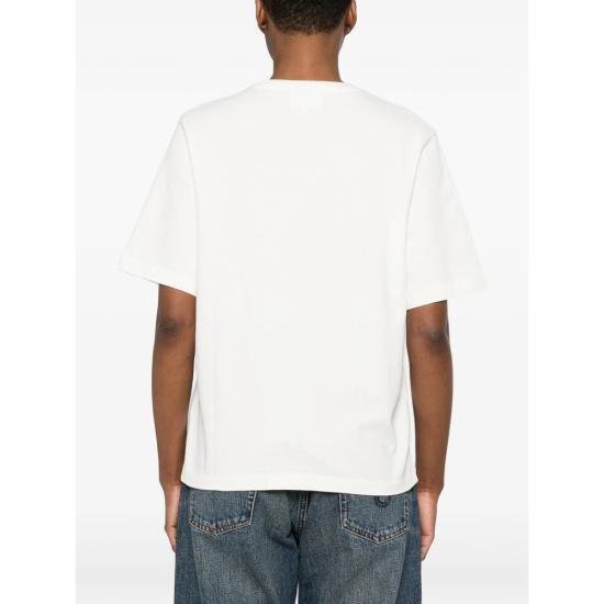 26SS 메종키츠네 드레스드 폭스 컴포트 티셔츠 QW00114KJ0119 DOVE NEUTRALS - MAISON KITSUNE