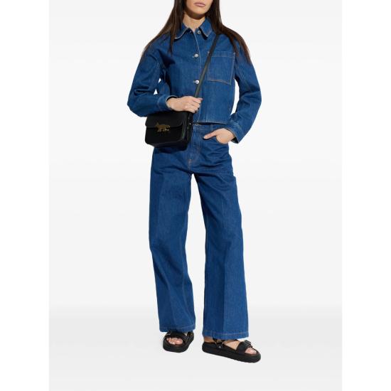 26SS 메종키츠네 데님 팬츠 QW01102WD4023 WAIND BLUE - MAISON KITSUNE
