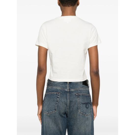 26SS 메종키츠네 드레스드 폭스 베이비 티셔츠 QW00113KJ7026 DOVE NEUTRALS - MAISON KITSUNE