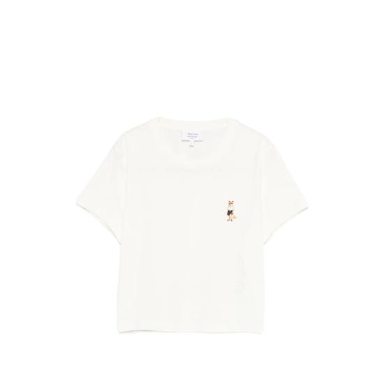 26SS 메종키츠네 드레스드 폭스 베이비 티셔츠 QW00113KJ7026 DOVE NEUTRALS