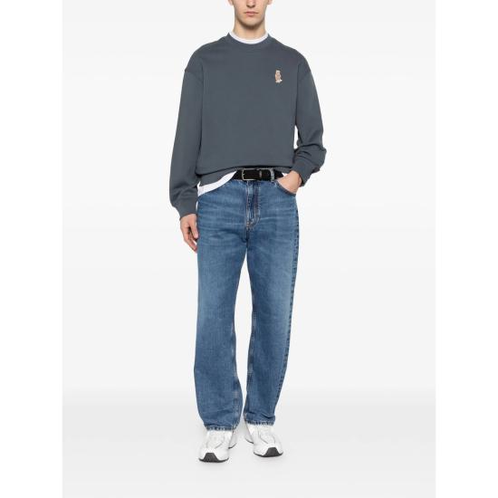 26SS 메종키츠네 니트웨어 QM00309KM0341 SBLUE - MAISON KITSUNE