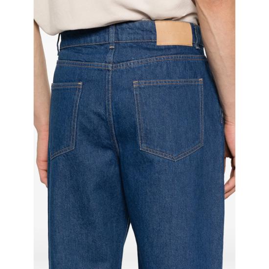 26SS 메종키츠네 데님 팬츠 QM01103WD4023 WAIND BLUE - MAISON KITSUNE