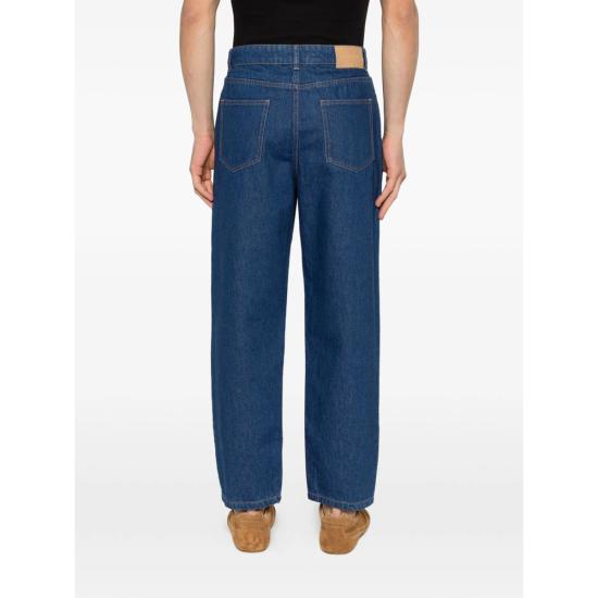 26SS 메종키츠네 데님 팬츠 QM01103WD4023 WAIND BLUE - MAISON KITSUNE