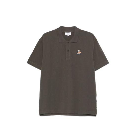 26SS 메종키츠네 폴로 티셔츠 QM00201KP0001 BELUG BROWN