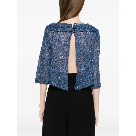 26SS 펠리 캄포 블라우스 FCS626151 7106 BLUE - FELY CAMPO