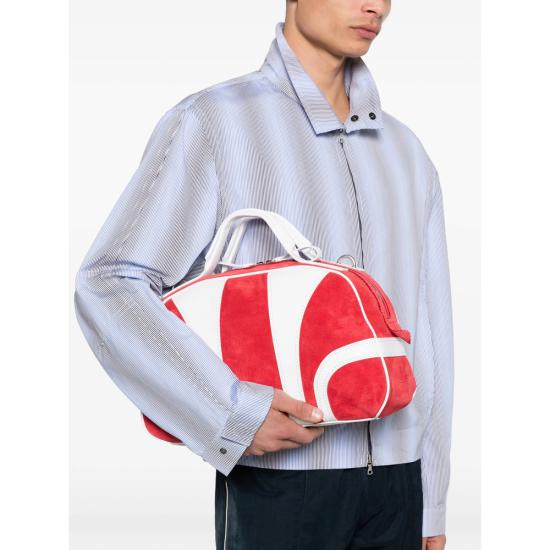 26SS 드리스 반 노튼 토트백 0153 021508 352 RED WHITE - DRIES VAN NOTEN