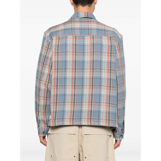 26SS 어웨이크 셔츠 TP001 BLUE BLUE ORANGE - AWAKE